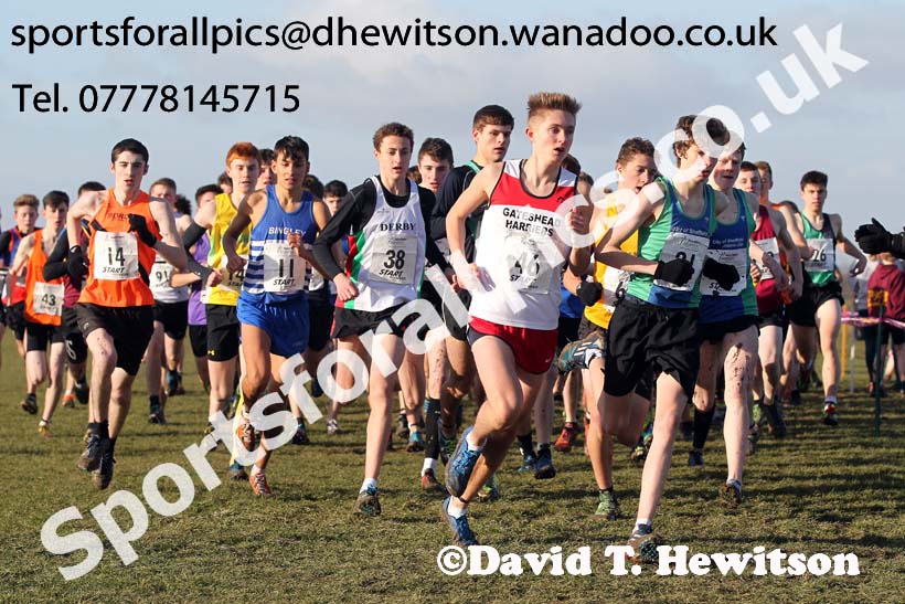 Mens juniors Northern Cross Country  Championships, Pontefract. Photo: David T. Hewitson/Sports for All Pics